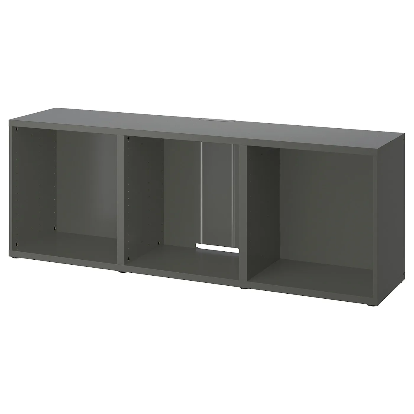 BESTÅ banc TV, gris foncé, 180x40x64 cm