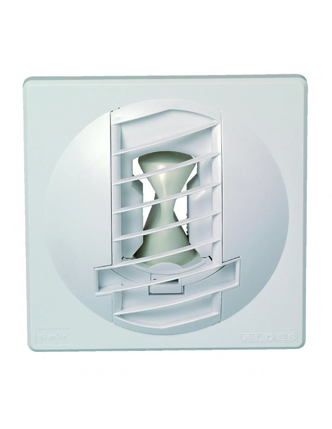 Bouche Autoréglable BapCOLOR bi débit 30/90 m3/h sans fût Blanc ALDES 11019432