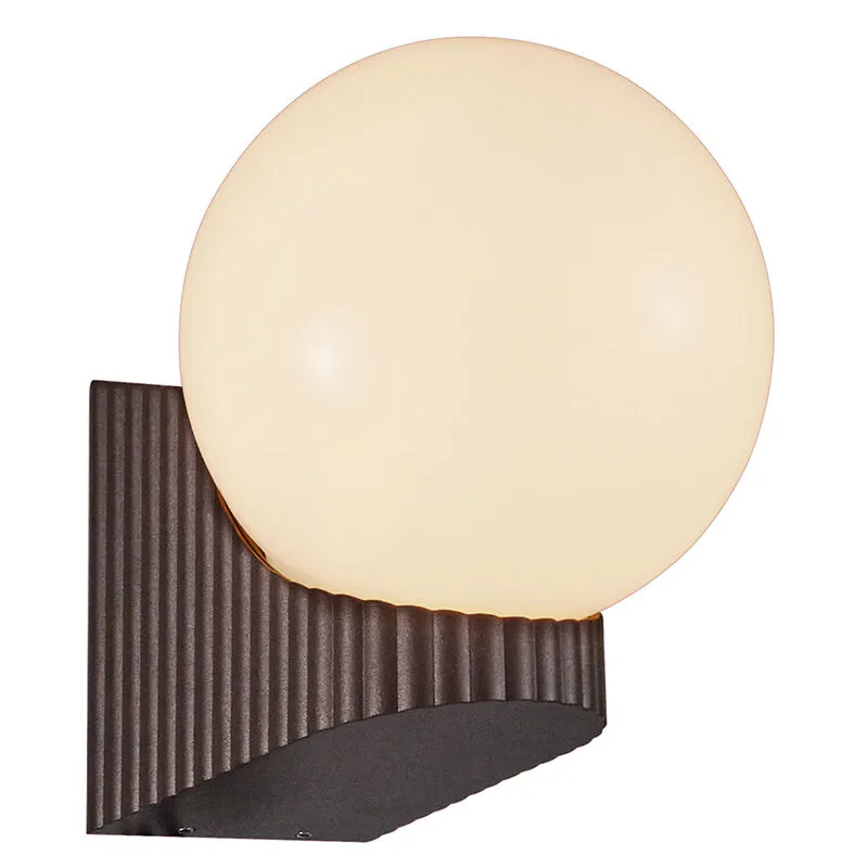Bruine buitenlamp retro, Hayley, IP44