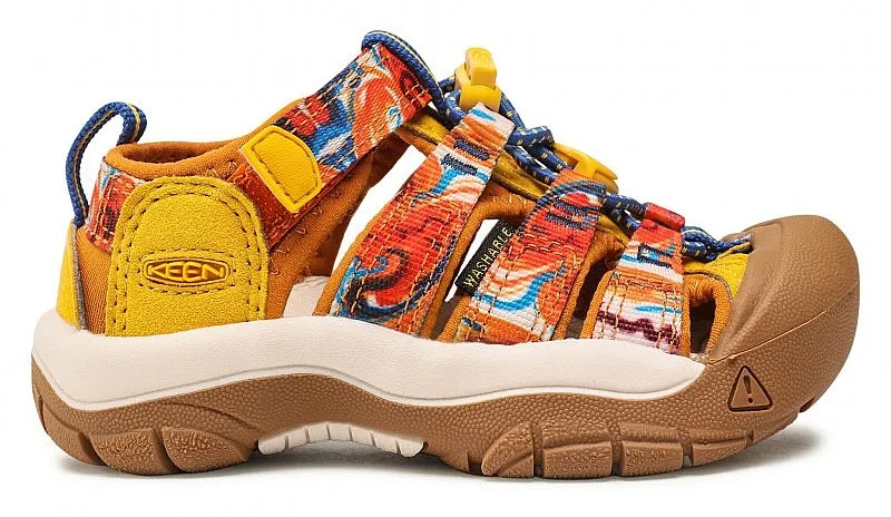 chaussures Keen Newport H2 - Orange Peel/Yellow - unisex junior