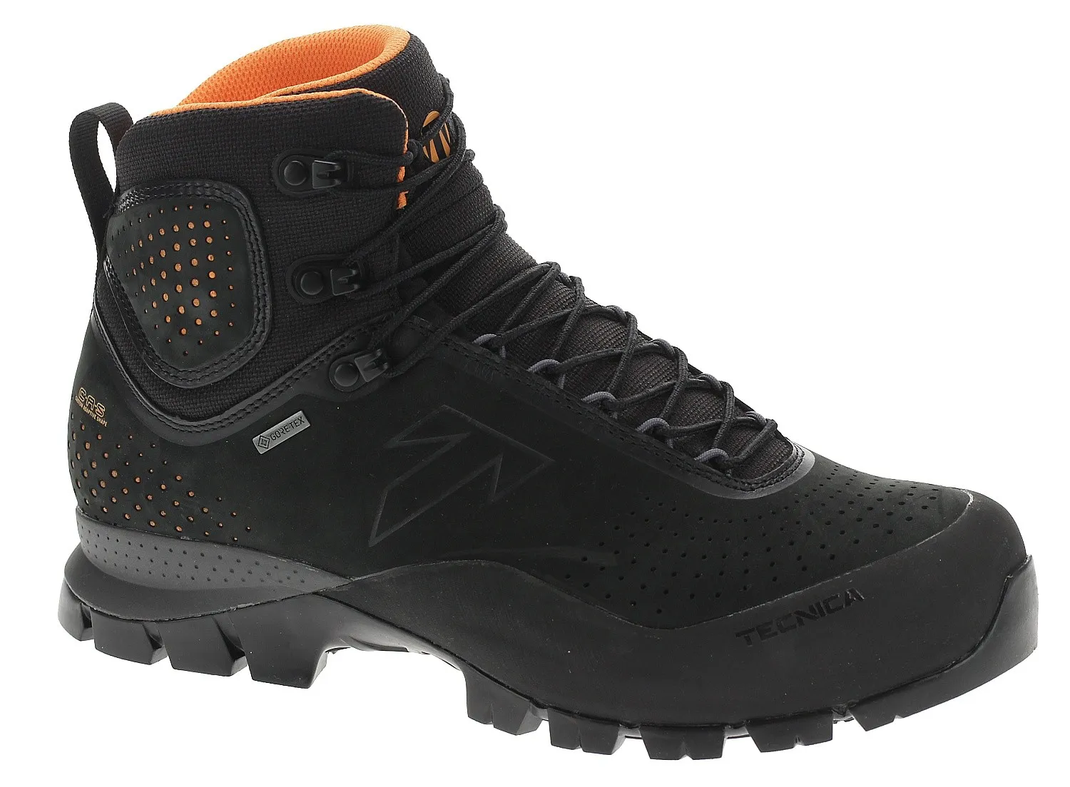 chaussures Tecnica Forge GTX MS - Black/Orange - men´s