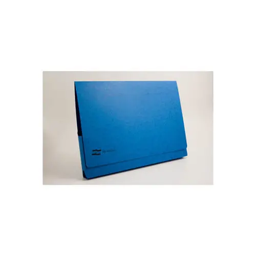 Chemises poche en carte lustrée 225g/m2- A3 - Bleu - EXACOMPTA