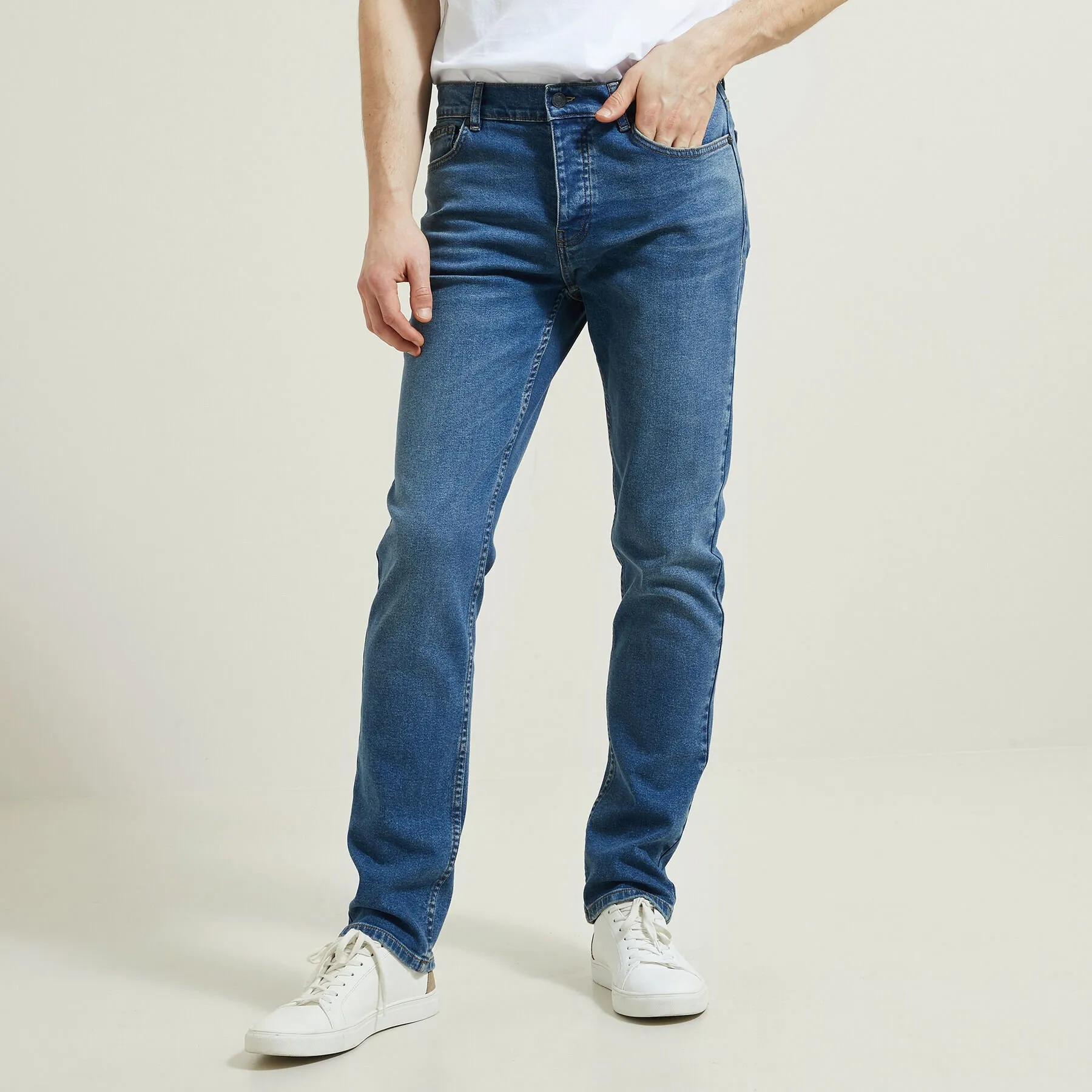 Jean straight circulaire by JULES Bleu | Jules