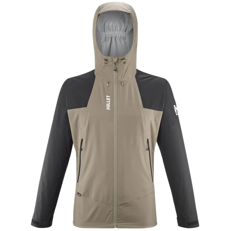 MILLET Fitz Roy Veste /dorite noir 2024-2025 Veste de Montagne Protection pluie Membrane 2 Couches Légère