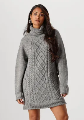 notre-v mini robe nv-enith en gris