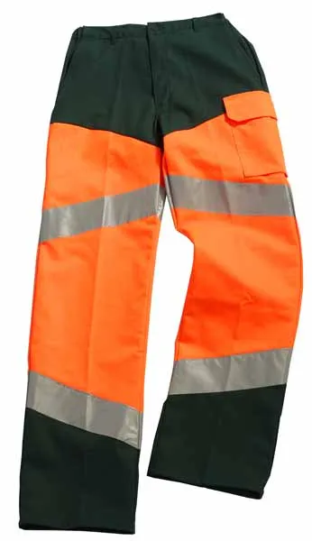 Pantalon HV Fluo Safe Orange Fluo / Gris Charcoal