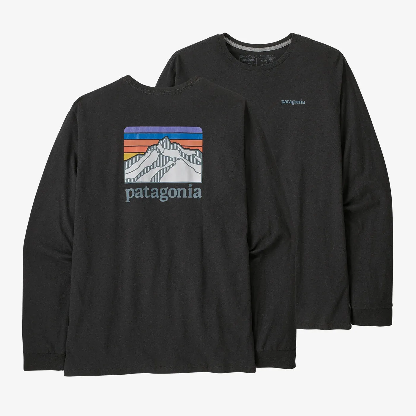 Patagonia T-shirt à manches longues Line Logo Ridge Responsibili-Tee®