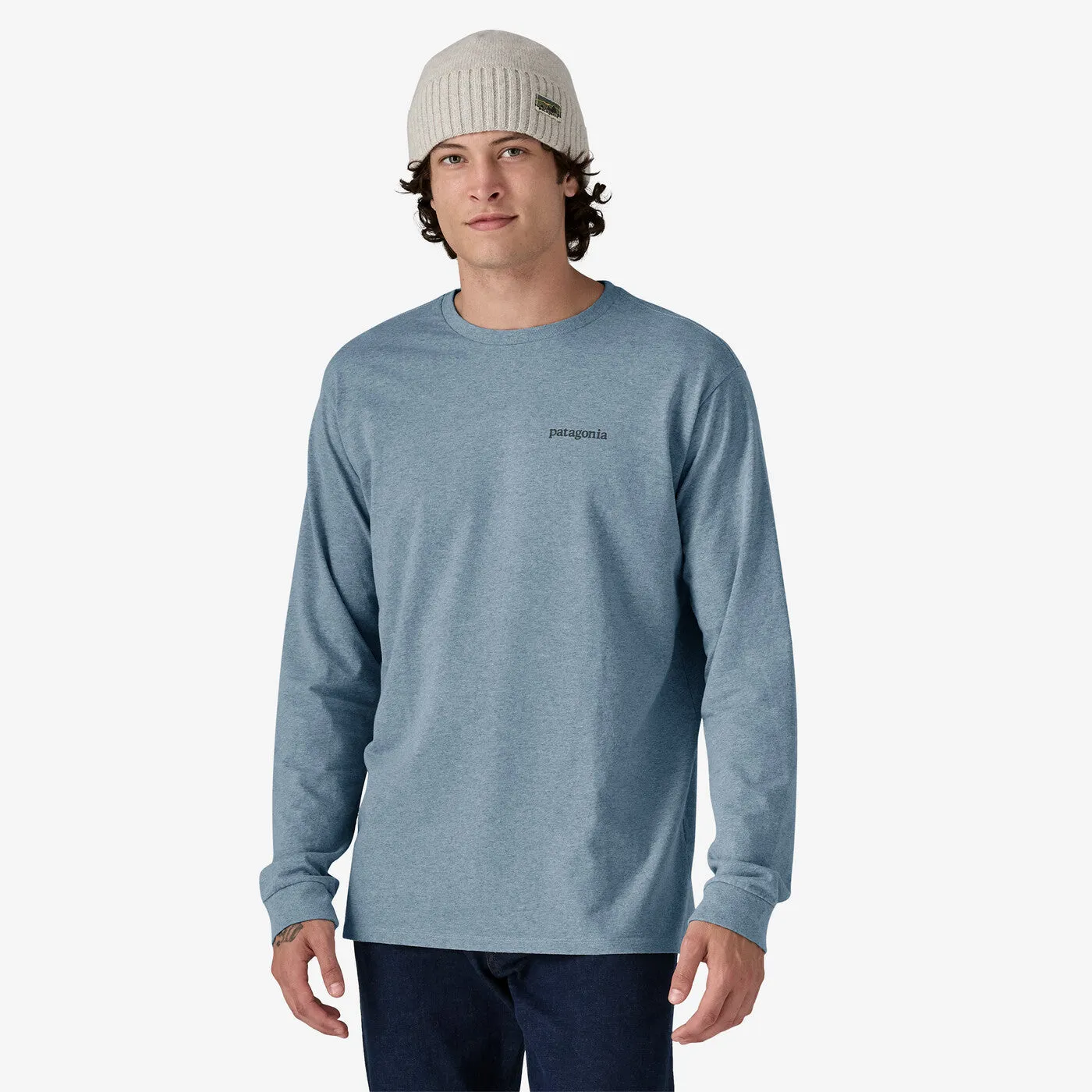 Patagonia T-shirt à manches longues Line Logo Ridge Responsibili-Tee®