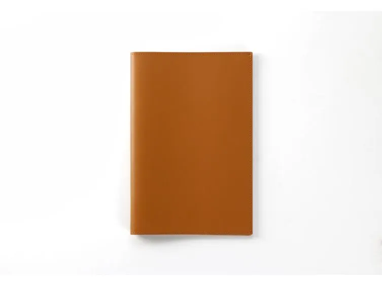 Protège agenda 17.5x9.5 en cuir gold