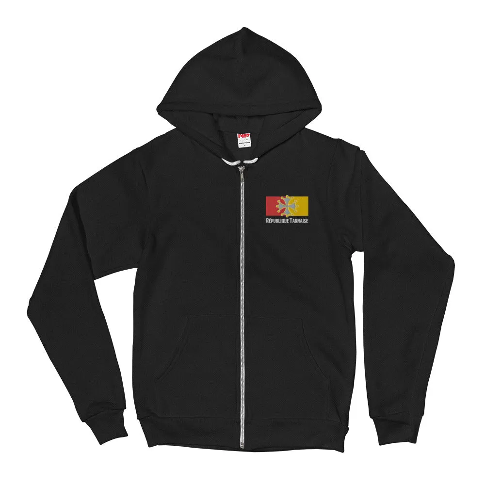 Republique Tarnaise Broderie - Sweatshirt premium à Capuche