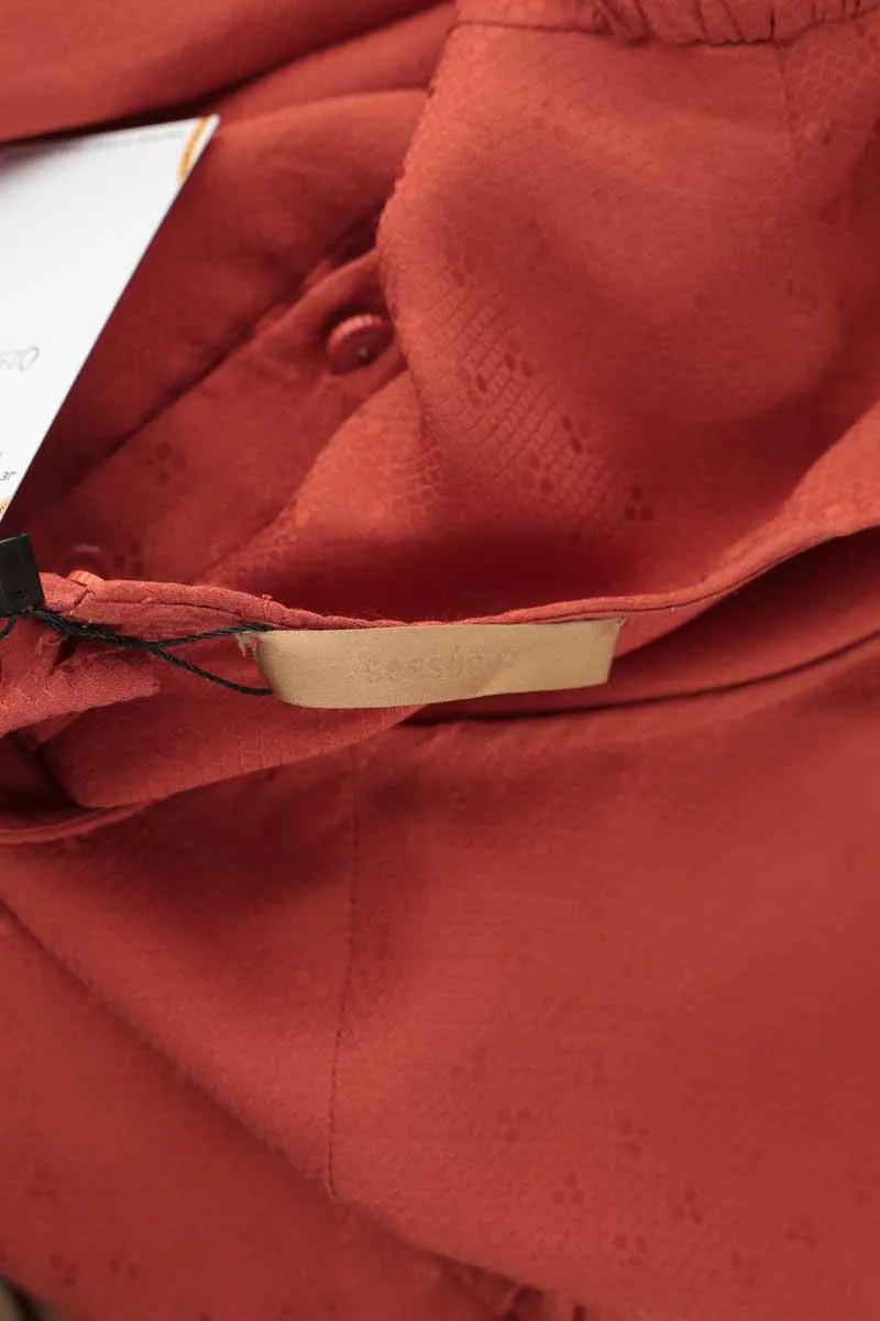 Robe en soie Sessun orange. Matière principale soie. Taille 40.
