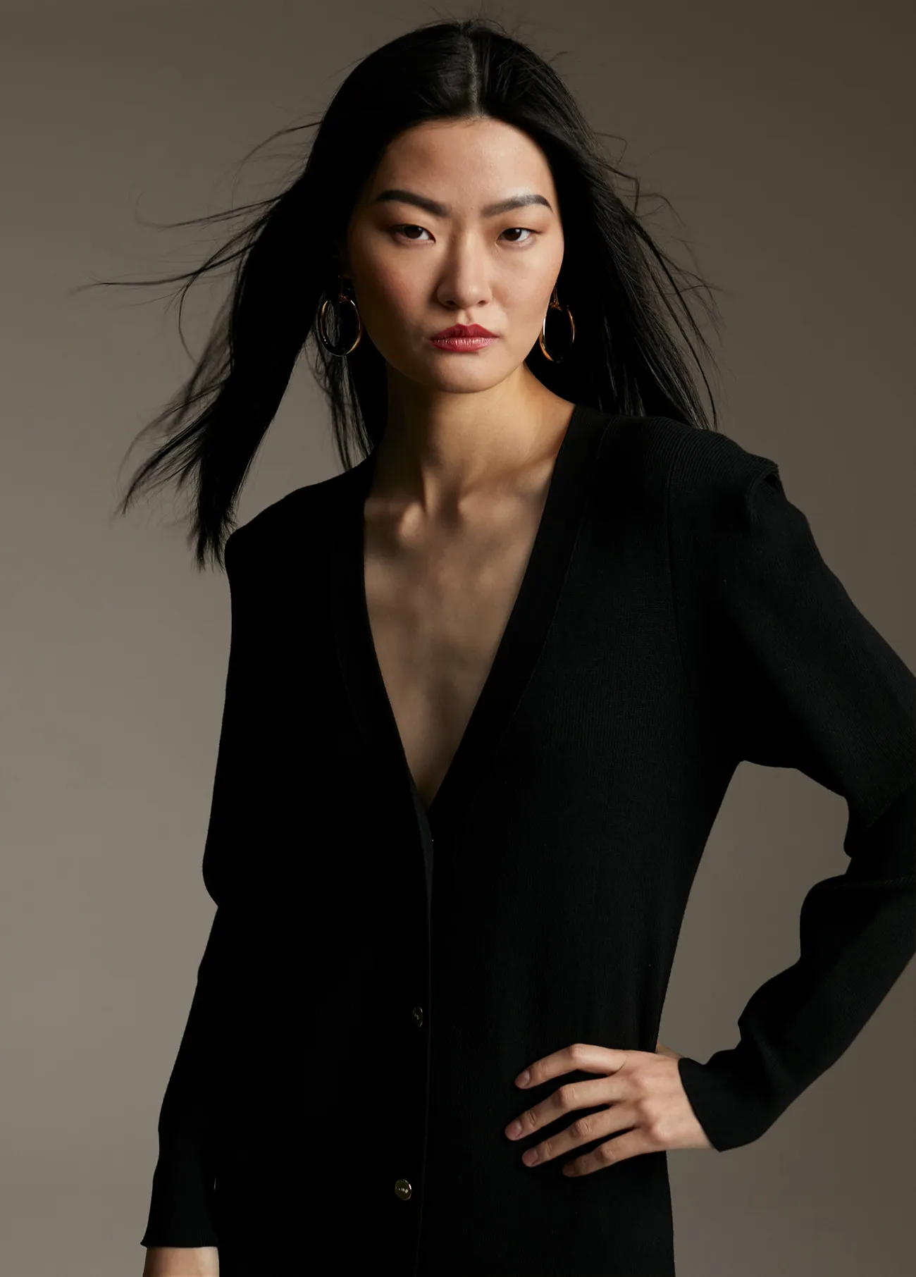 Robe maille épaulettes