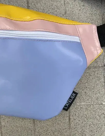 Sac banane franaise en tissu revalorisé - Plusieurs coloris