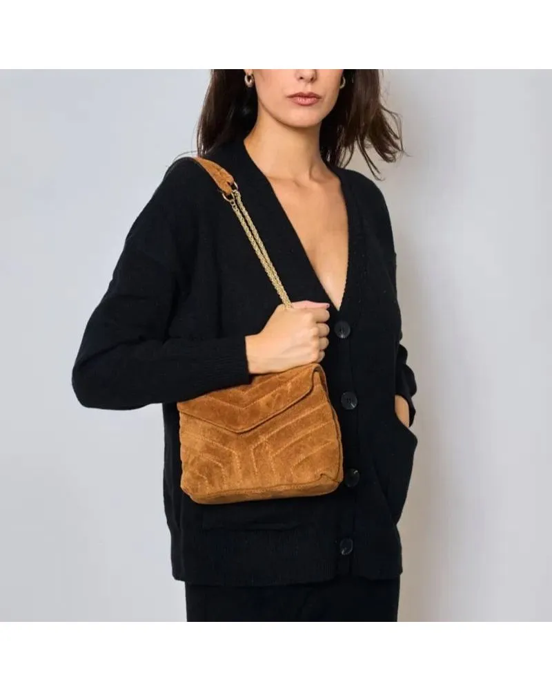 Sac en daim matelassé | Made in Italy | Zosha Collection