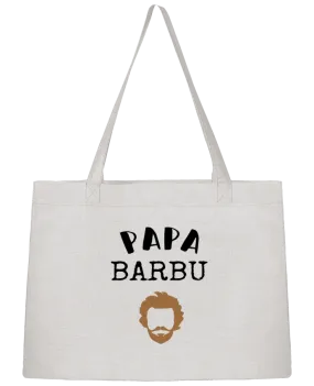 Sac Shopping Papa barbu cadeau homme avec barbe fête des pères par FAPROD
