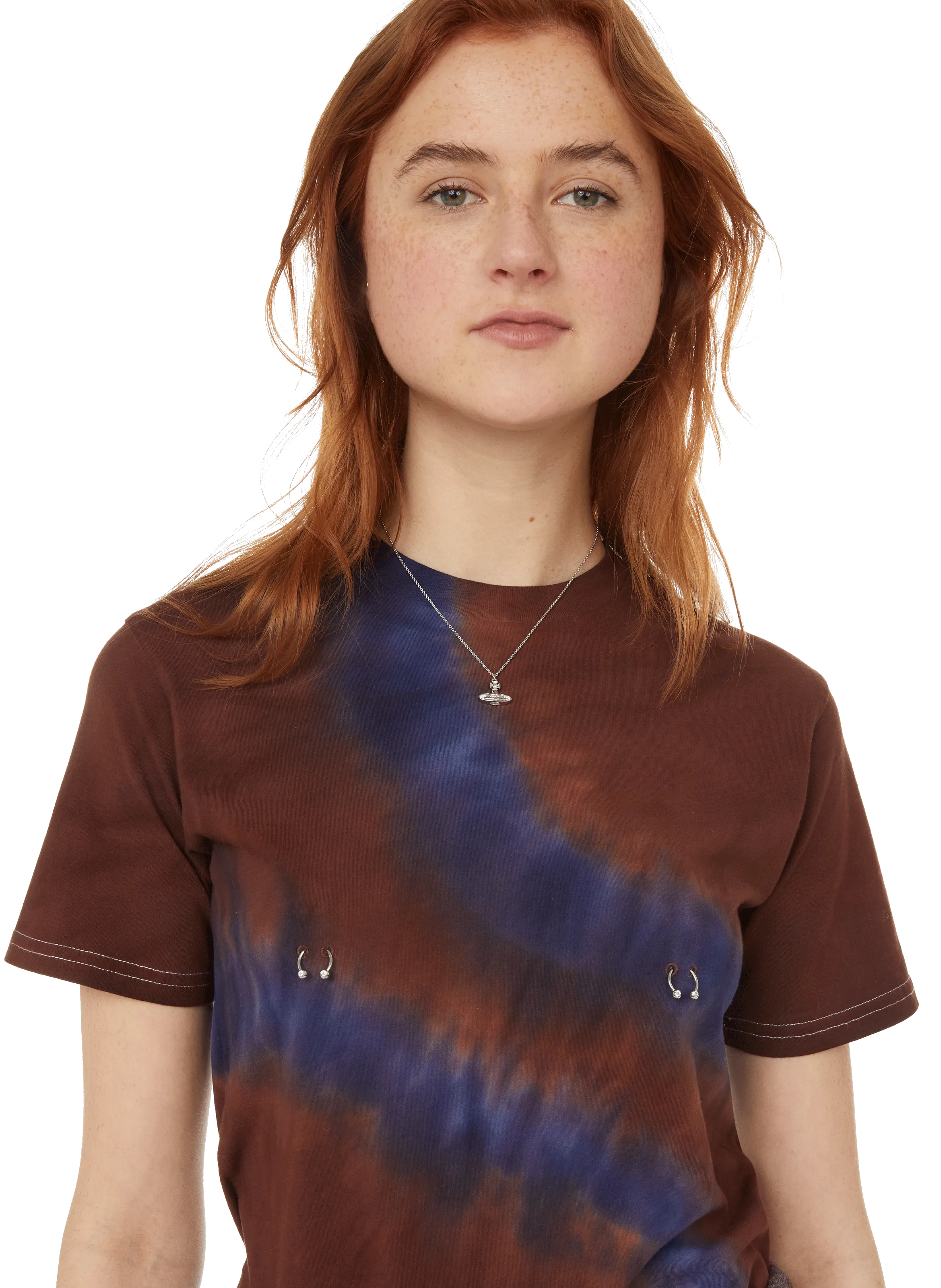 T-SHIRT AVEC PIERCING - COLLINA STRADA pour FEMME | Printemps