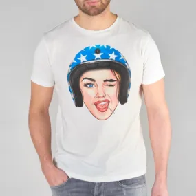 T Shirt Le Temps des Cerises homme Cram blanc