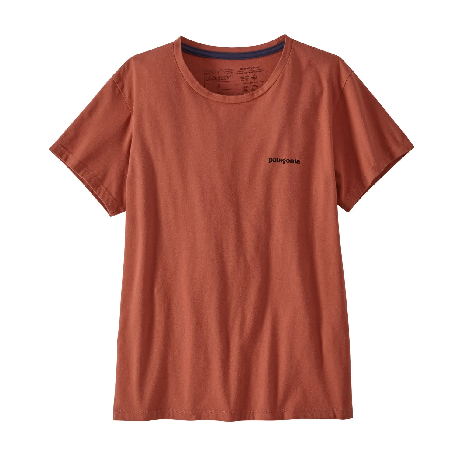 T-shirt Patagonia Femme P-6 Mission Organic T-Shirt Burl Red