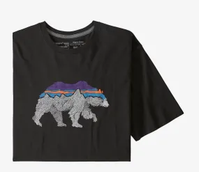 T-Shirt Patagonia Homme Back For Good Organic Black Bear