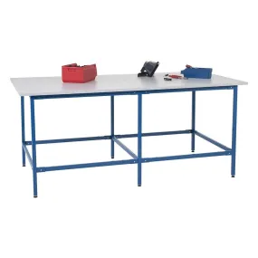 Table de travail multi-usages l250cmxp100cmxh85cm 6 pieds
