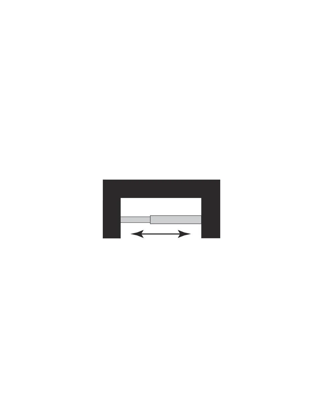 TRINGLE EXTENS. BLANC 1M10 F01400000013031