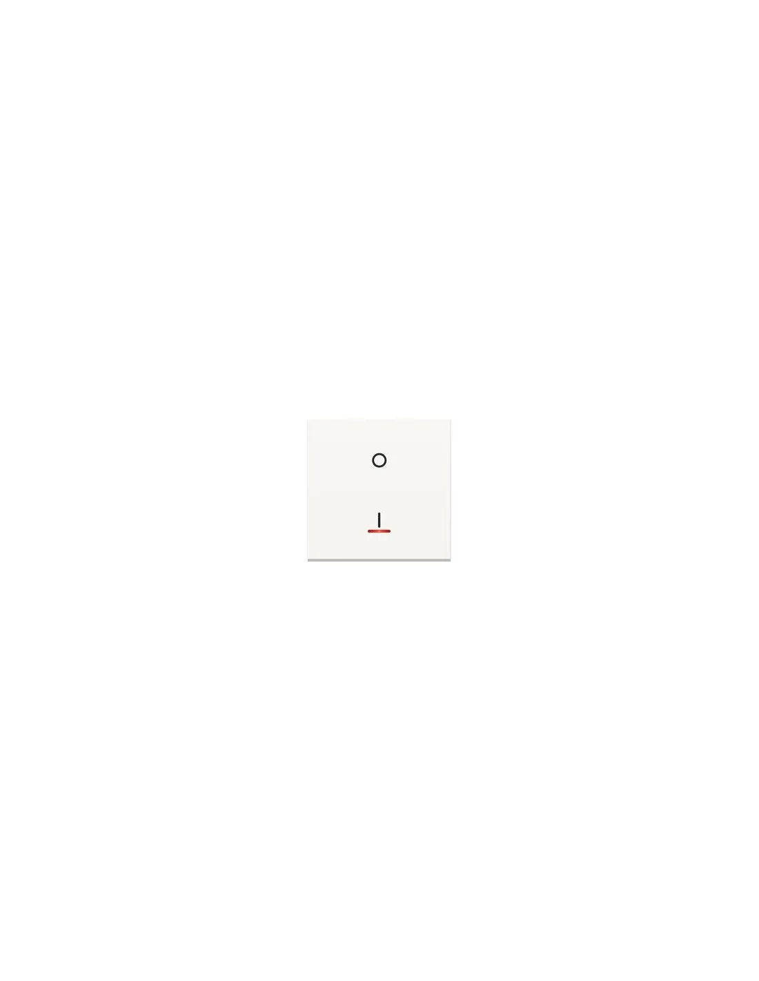 Unica interrupteur bipolaire lumineux (indication) 2 mod Blanc méca seul SCHNEIDER NU326218S