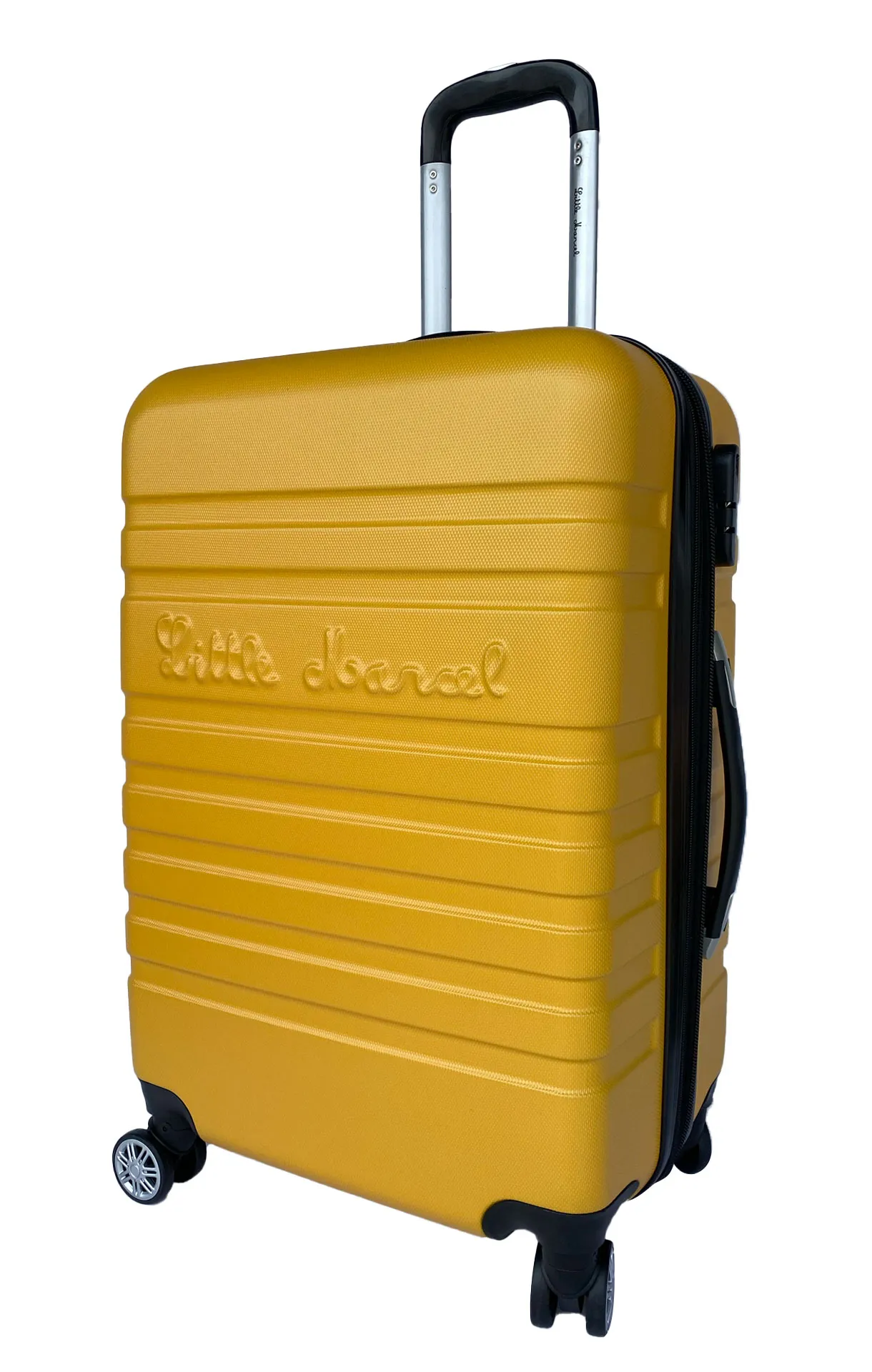 Valise Moyenne taille 65 cm Little Marcel Rigide ABS Jaune