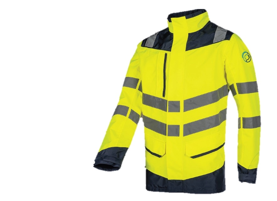Veste de pluie Birkum HV - Jaune / Marine Sioen