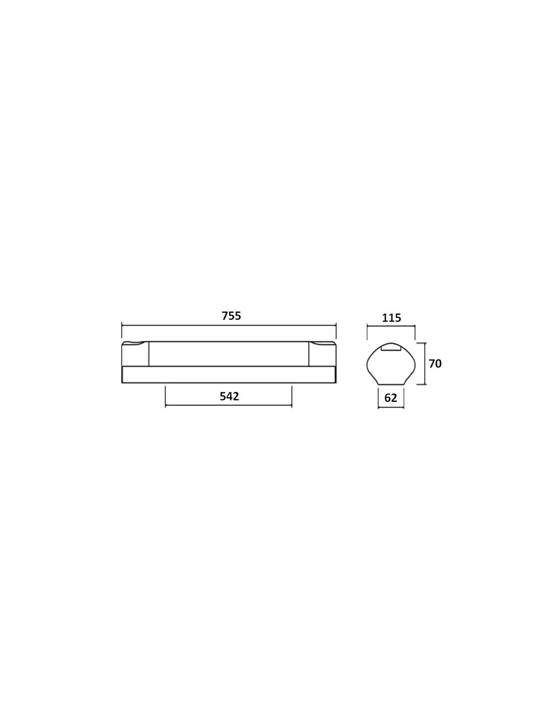 Xéo2 2G11 LED 2450lm 4000K PC 2P+T blanc L'EBENOID 055714
