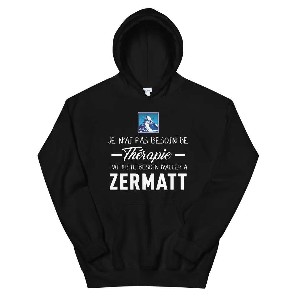 Zermatt Thérapie - Sweatshirt à capuche