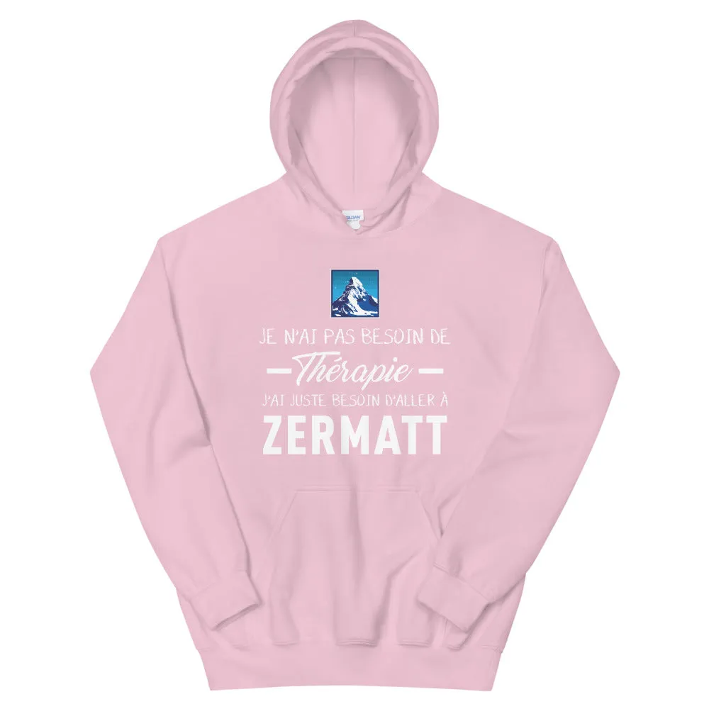 Zermatt Thérapie - Sweatshirt à capuche