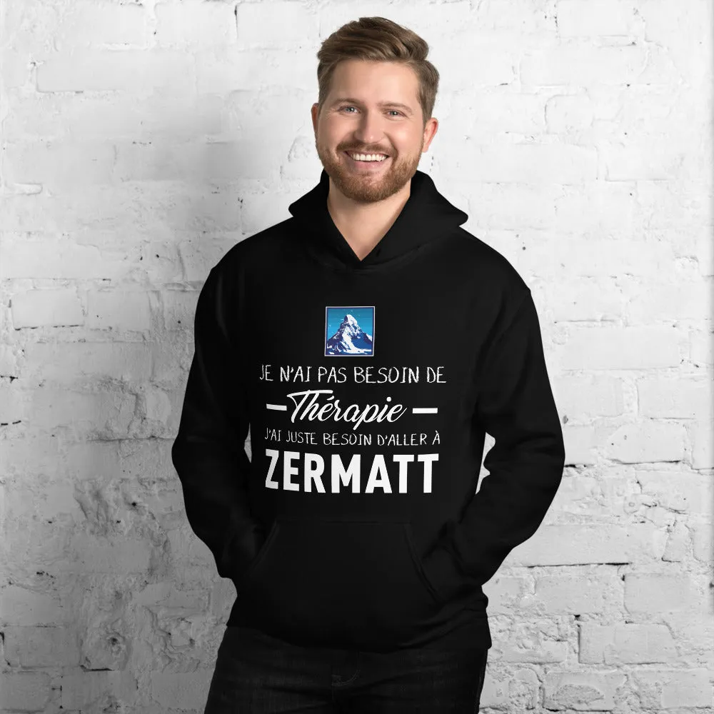Zermatt Thérapie - Sweatshirt à capuche
